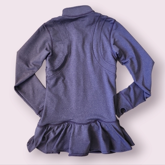 Albion | EUC Active Purple Zip Up Ruffle Peplum Jacket Size S - Picture 8 of 9